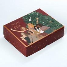 Коробка "Новогодняя вечеринка" 20x17x6